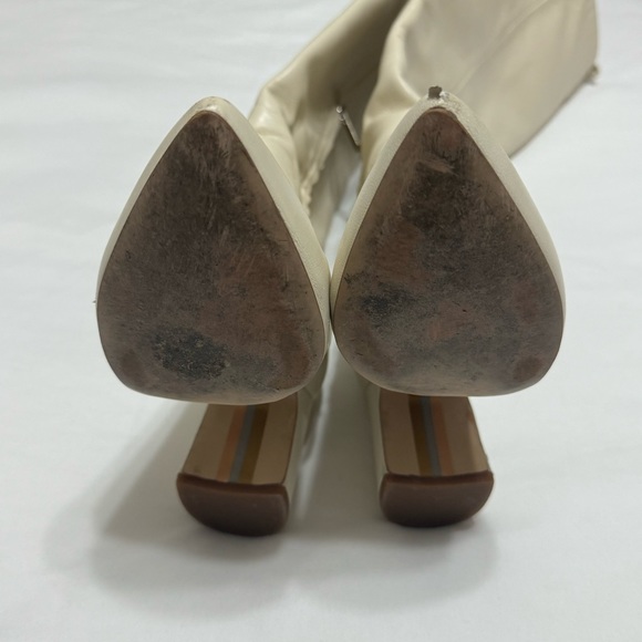 Sam Edelman Cream White Tall Boots - Picture 2 of 7